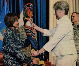 Admiral Raquel Bono Takes Command